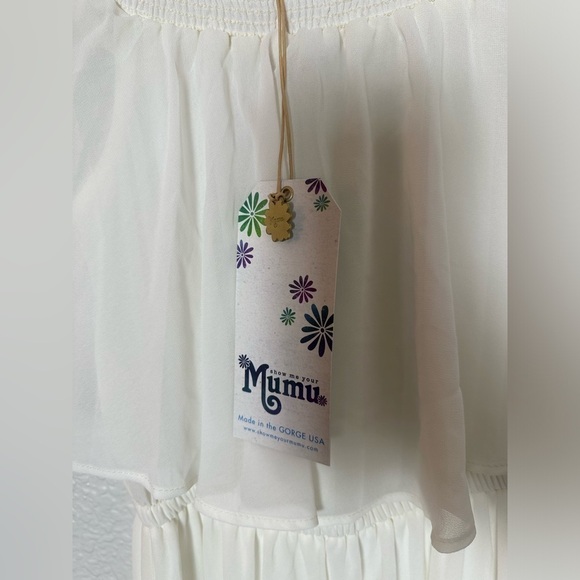 NWT Show Me Your Mumu Hacienda Ivory Maxi Dress - Picture 2 of 4
